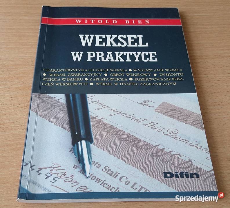 Weksel w praktyce Witold Bień Gdańsk