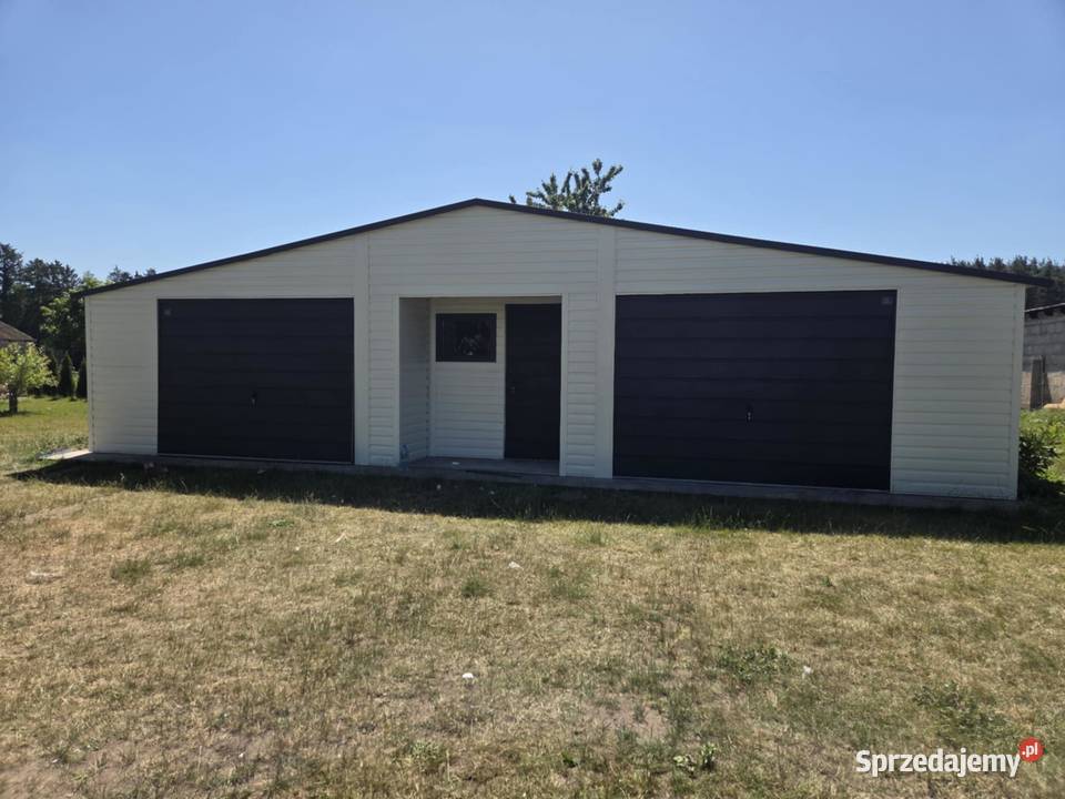Garaż Blaszany z pomieszczeniem gospodarczym Lipno sprzedam
