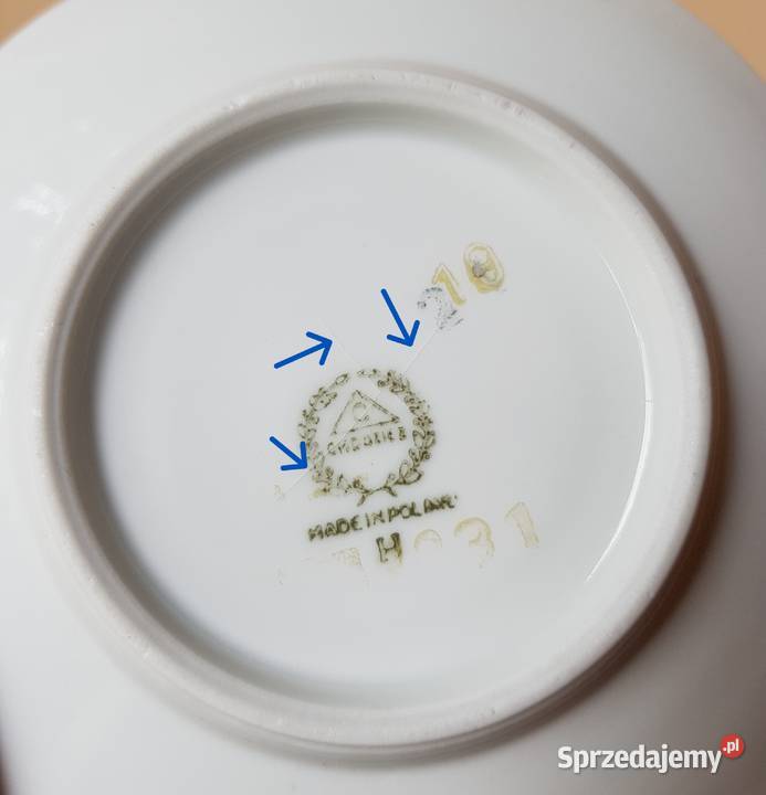 Serwis Regina Chodzież porcelana PRL Dąbrowa Górnicza