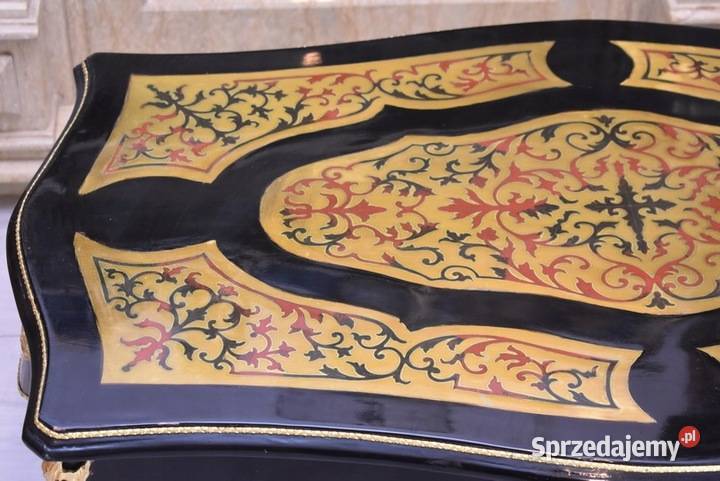 Królewski Stół Ława Stolik Boulle Drewno okucia małopolskie sprzedam