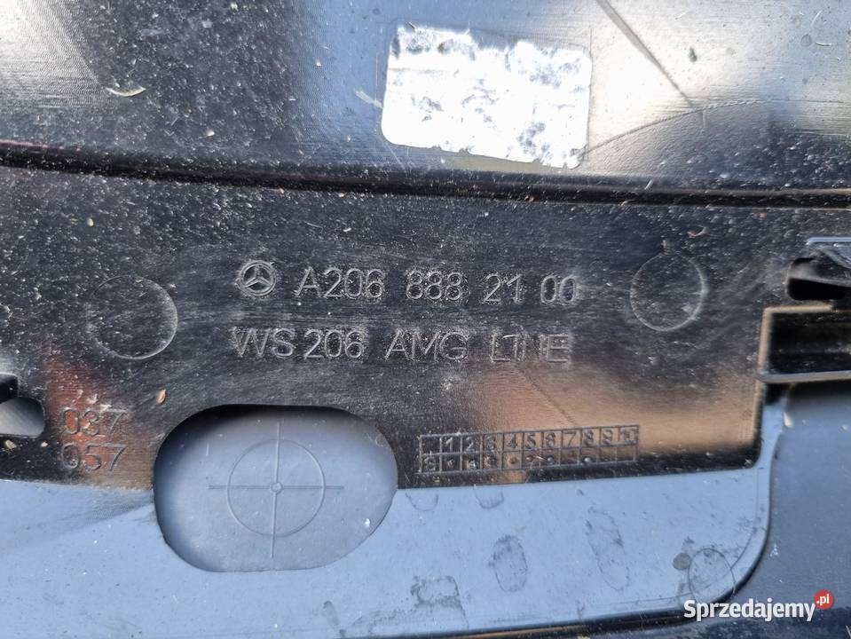 ZDERZAK PRZEDNI PRZÓD MERCEDES W206 AMG wielkopolskie