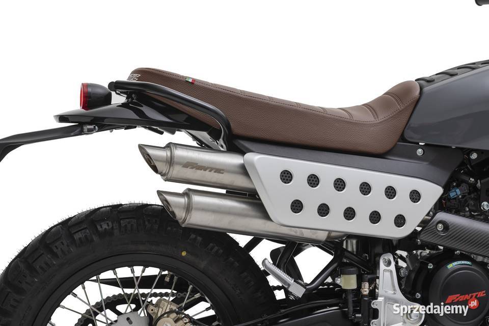Fantic Caballero 125 Scrambler Deluxe MY25 szary enduro
