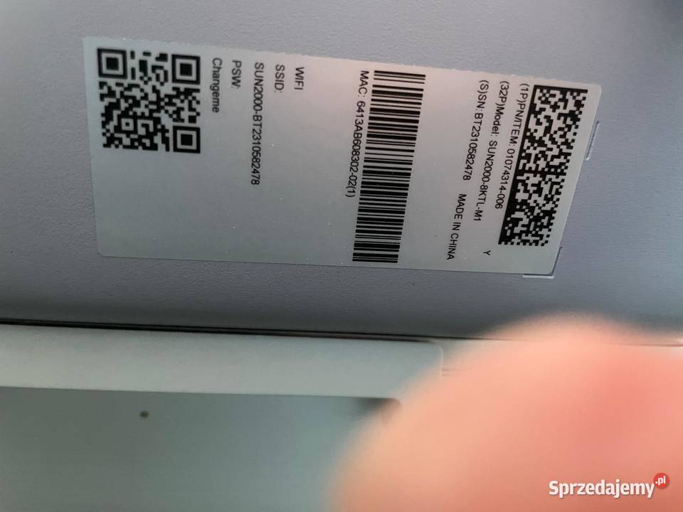 Huawei Sun2000 KTL8 M1 Falowniki Dąbrowa Górnicza