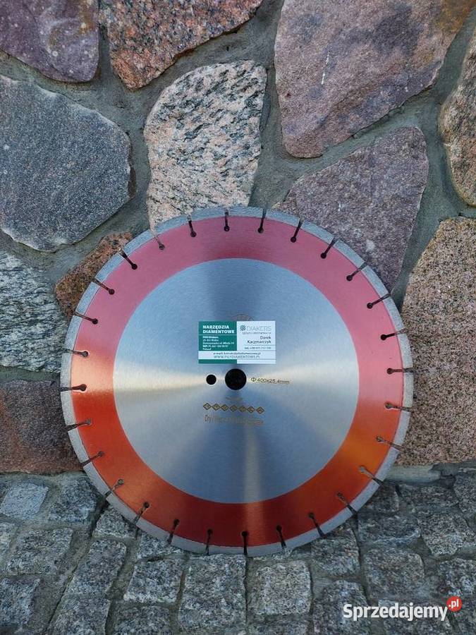 Tarcze diamentowe 400mm i 450mm do kostki świętokrzyskie Domaszowice