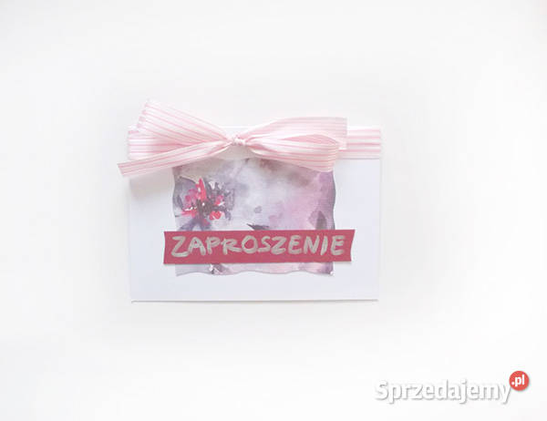 puste zaproszenie pastelowe zaproszeni ogólne sprzedam