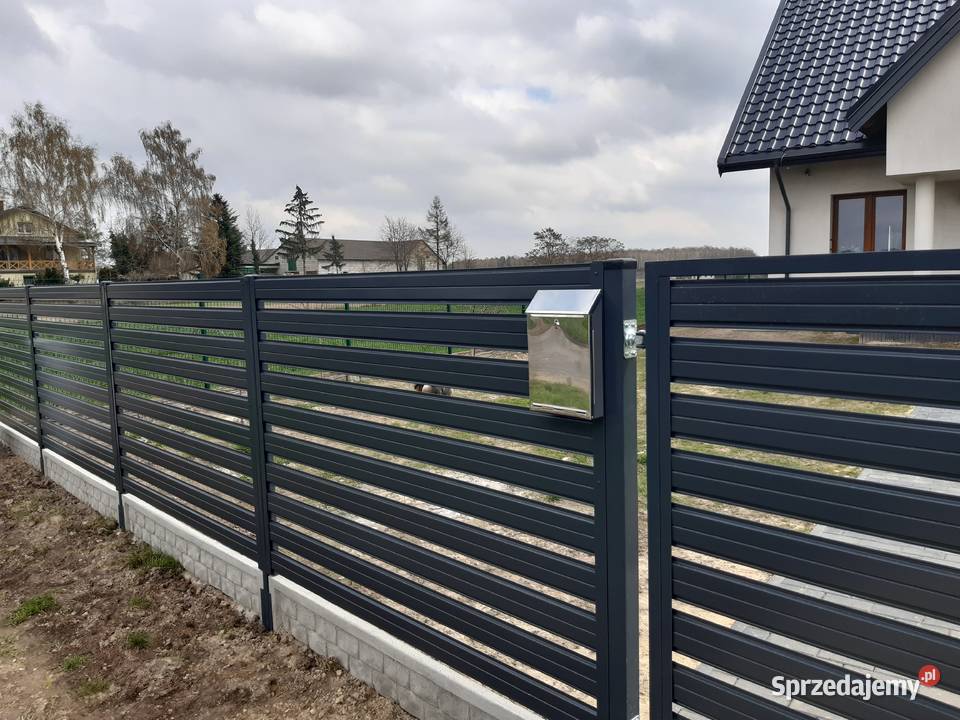 System sztachetowy bramy dwuskrzydłowe i Miechów