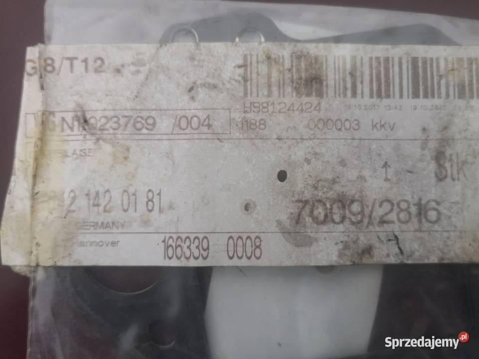 Uszczelki oryginalne mercedes Błaszki sprzedam