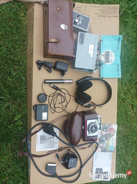 Aparat fotograficzny stare urządzenia itp Sterdyń