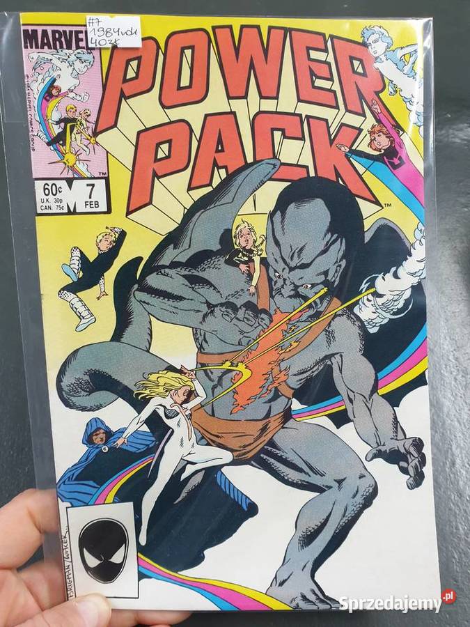 Power Pack 6 komiksów Marvel USA 19841989 Gdynia