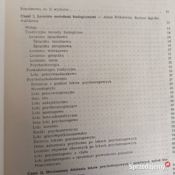 Zarys psychiatrii Bilikiewicz książki wysyłka Gdańsk sprzedam