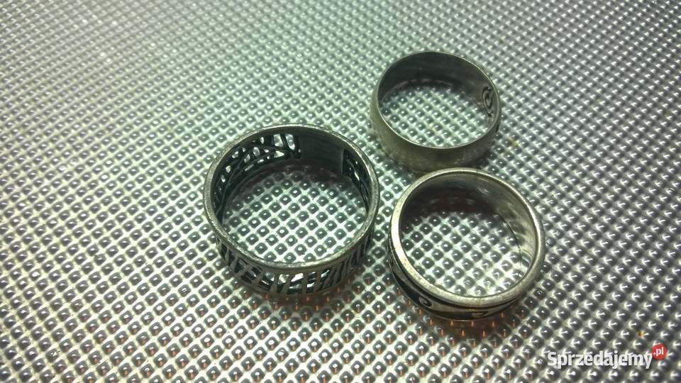 pierścionki obrączki 3 SREBRO 925 Warszawa