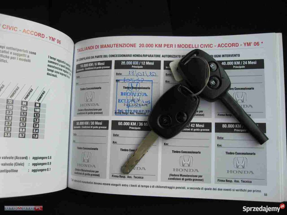 Honda Civic Czarna perła LPG benzyna Rok produkcji 2008 Civic Piekary Śląskie