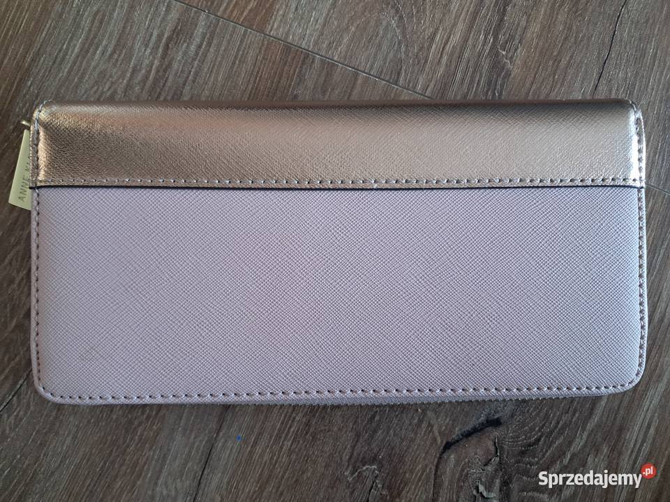 nowy portfel anne klein kolor pudrowy róż brak Do ręki  świętokrzyskie Sandomierz