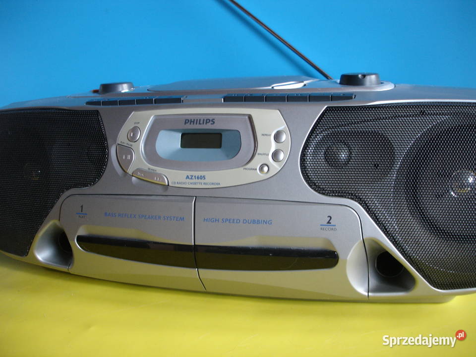 Radiomagnetofon z CD PHILIPS AZ1605 lubuskie Zielona Góra