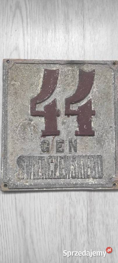 Sprzedam stara tabliczkę adresowa Ścinawa Polska