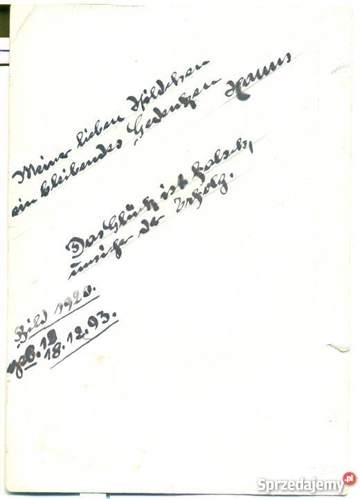 Fotografia skrzypek Hans Urban dedykacja Pocztówki i karty telefoniczne Pocztówki i karty telefoniczne Ostrów Wielkopolski