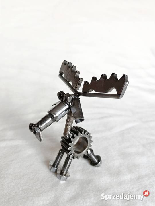 Figurka Łoś z metalu Figurki i rzeźby Szczerców