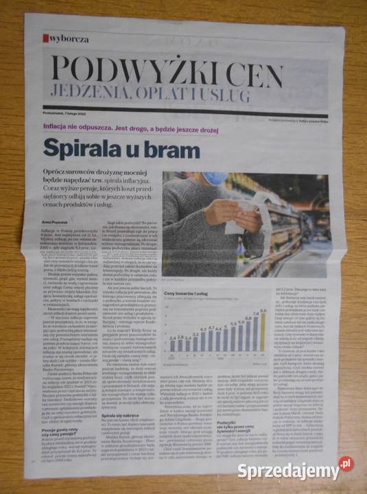 Podwyżki cen jedzenia opłat i usług Gazeta Pozostałe Parczew