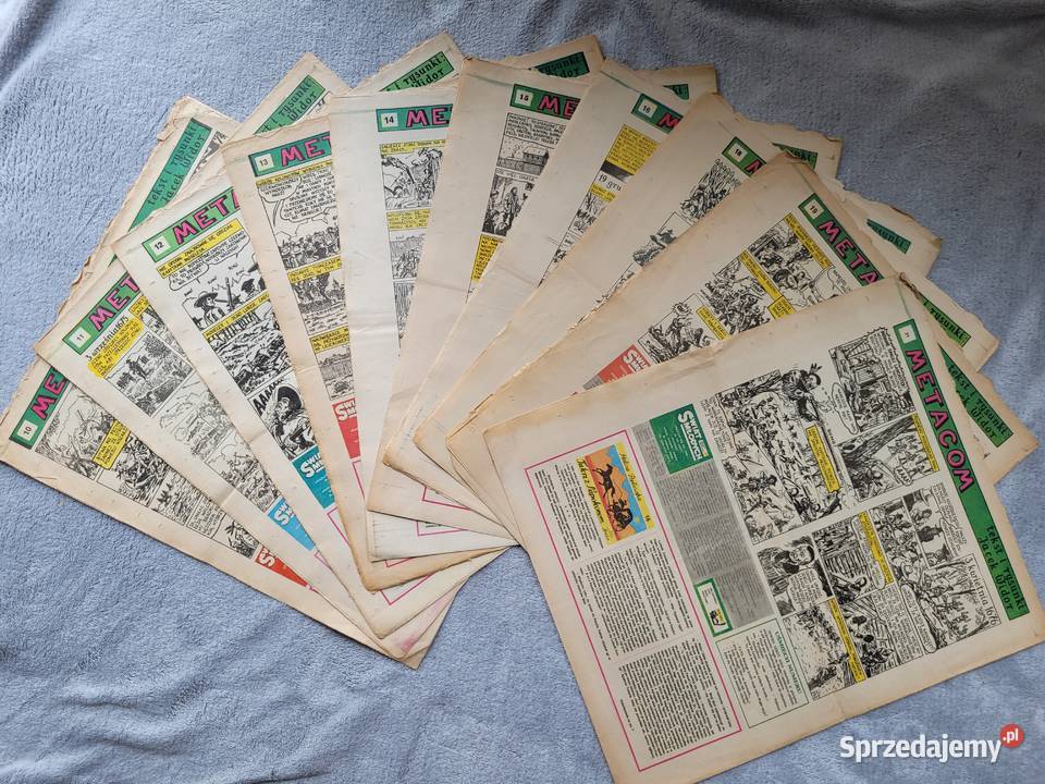 Świat Młodych komiks Metacom Jacek Widor zestaw Gdynia