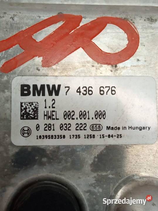 STEROWNIK SILNIKA SPALIN 7436676 0281032222 Bmw sprzedam