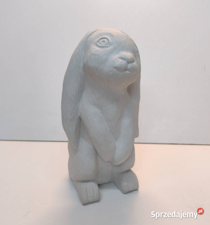 Duży Zając WIELKANOCNY wys29 figura rzeźba kolor mazowieckie Radom