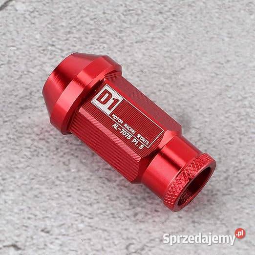 Zestaw 20 aluminiowych nakrętek D1 do felg kół