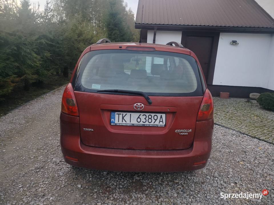 Sprzedam Toyota Verso manualna świętokrzyskie Strawczyn