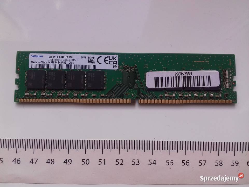 Samsung DDR4 32GB PC4 3200MHz 2933Mbps 12V Bydgoszcz