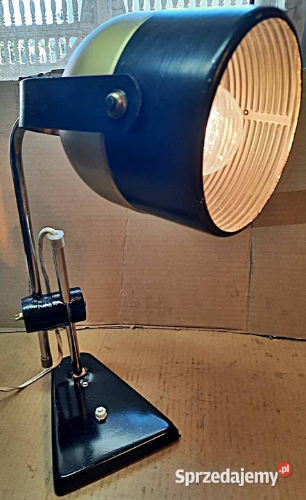 Lampa na biurko z lat PRL Ostrów Wielkopolski