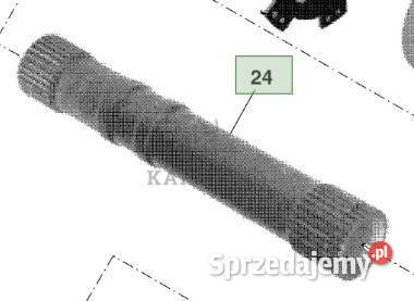 John Deere 7600 7700 7800 Wał Skrzyni Biegów Pozostałe Jastrzębniki