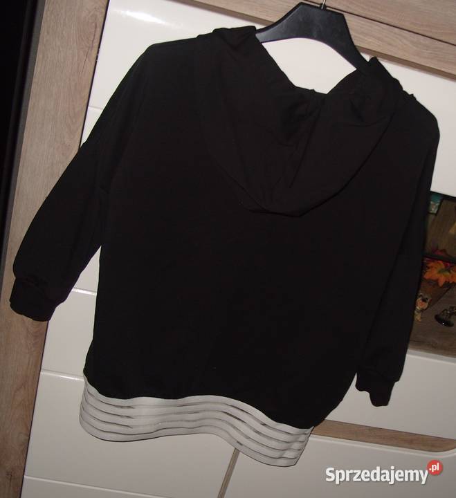 NOWA bluza The Wess z kapturem rękaw 34 r ML pomarańczowy