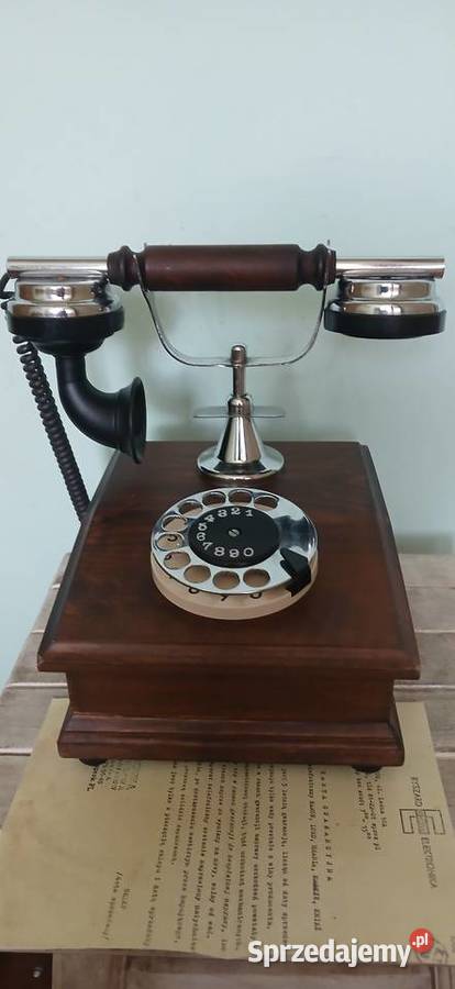 Telefon kolekcjonerski firmy Sawa z czasów PRL u Kraków