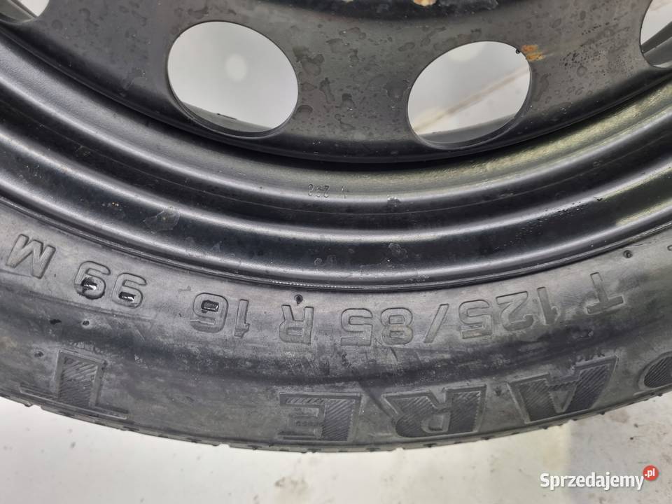 KOŁO DOJAZDOWE Audi Seat Vw Golf VI 12585 R16 Chełm