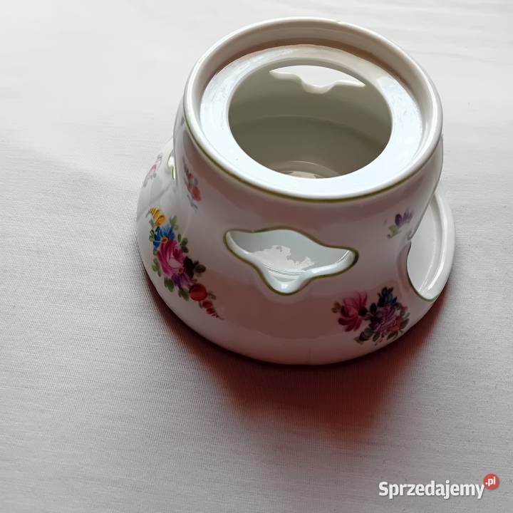 Unikatowa porcelanowa podstawka pod dzbanek KPM Koźminek