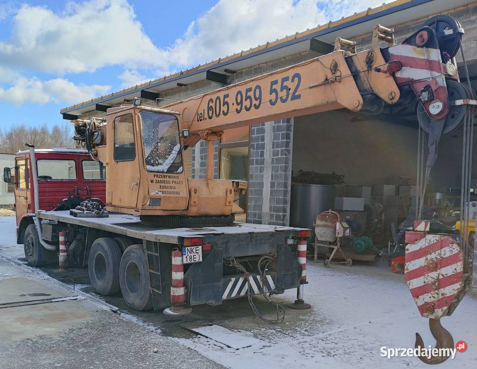 Dźwig żuraw Roman Diesel z silnikiem MAN Radomsko
