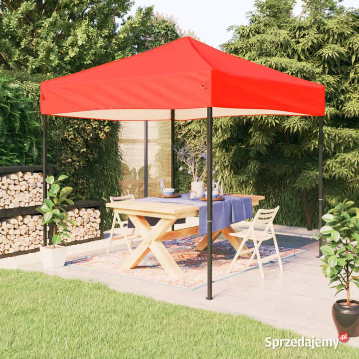 Składany namiot imprezowy czerwony 2x2 m WM93499 Warszawa