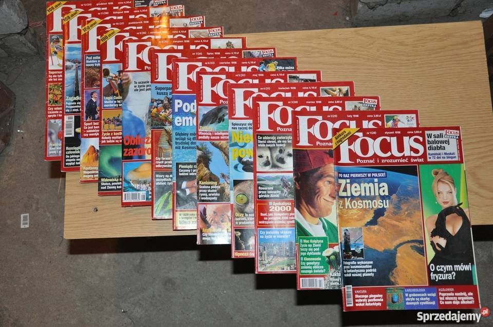 Magazyn Focus roczniki 1995 do 2006 Popularnonaukowe sprzedam