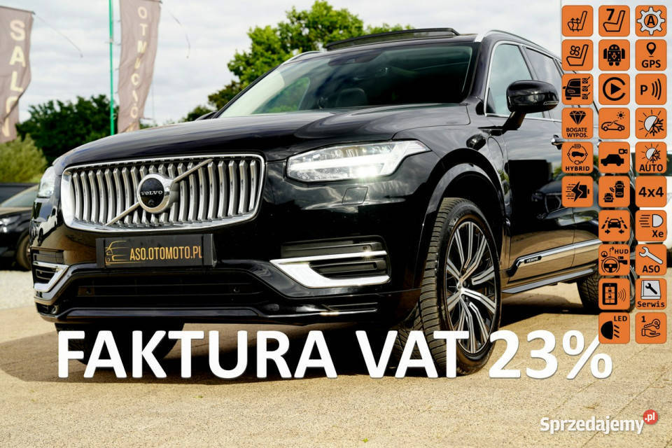 Volvo XC 90 RECHARGE panorama FUL LED 7os hak kamera cofania