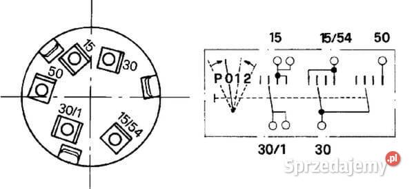 Stacyjka zapłonu P012 Cobo 14112000 Kamionna
