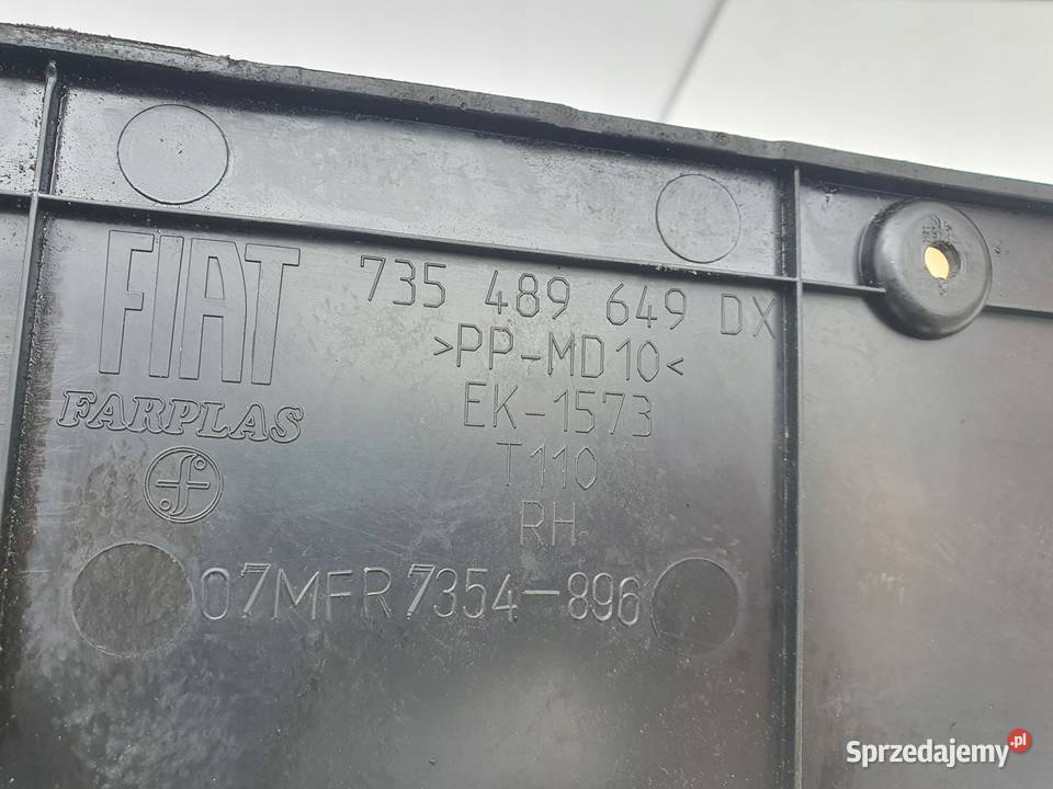 Fiat Doblo II lift NAKŁADKA PROGOWA prawy przód osobowe Rudka sprzedam