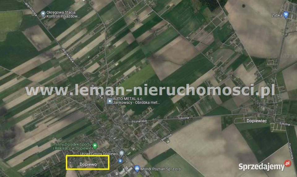 sprzedaży gruntu Dopiewo 700m2