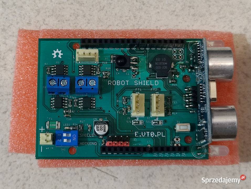 Arduino ROBOT Shield płytka zmontowana do budowy robota Warszawa ...
