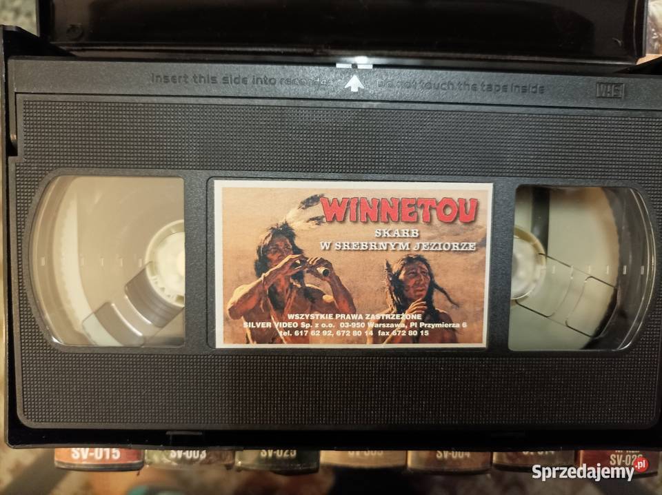 Sprzedam kasety VHS Winnetou łódzkie Pabianice sprzedam