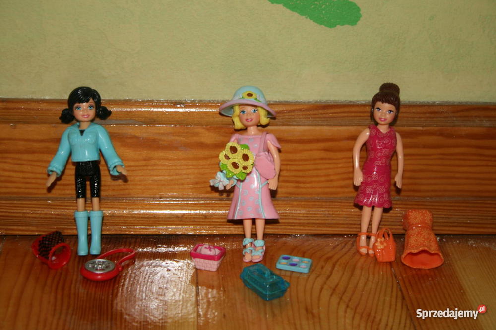 Laleczki Polly Pocket Mattel 3 zastawy Warszawa