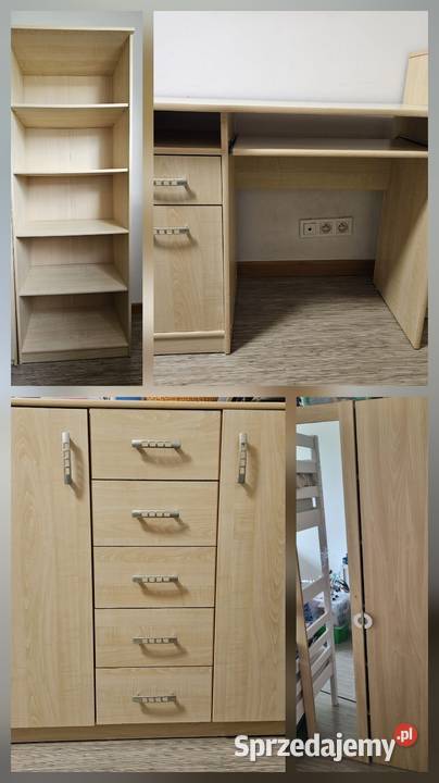 BRW komoda biurko regał szafa zestaw mebli mazowieckie Warszawa