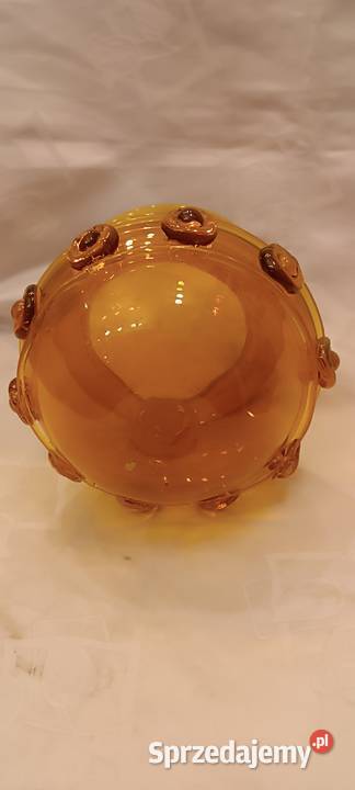 Wazon żółty Krakowski Instytut Szkła