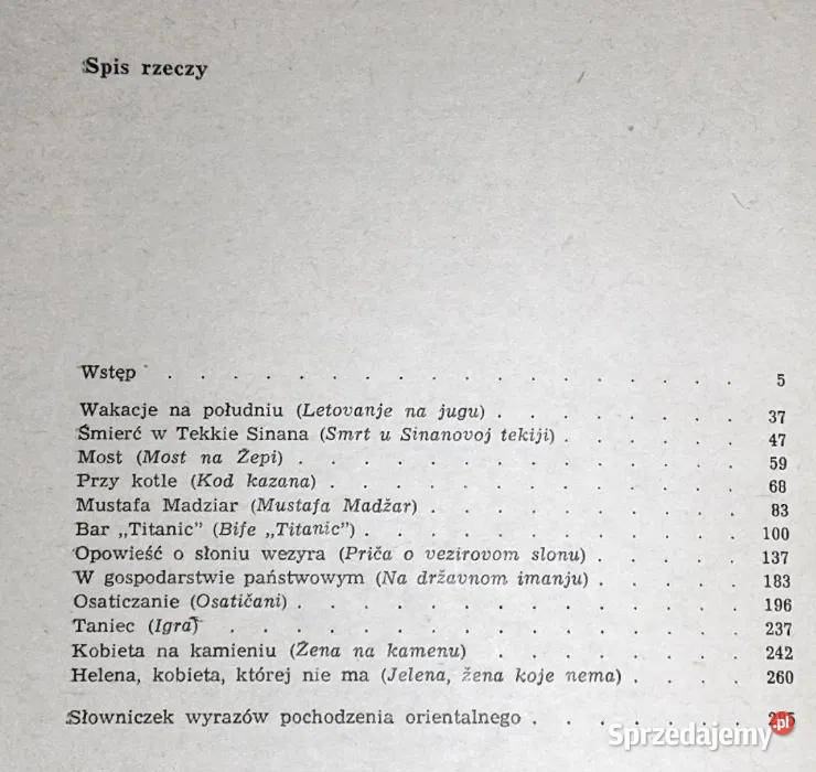 Wakacje na południu Ivo Andrić Chełm