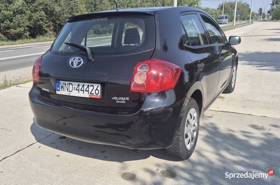 Toyota Auris 14 D4D Rok produkcji 2007 Płock sprzedam