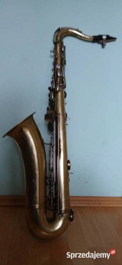 Saksofon tenorowy z lat 30 tych blaszane