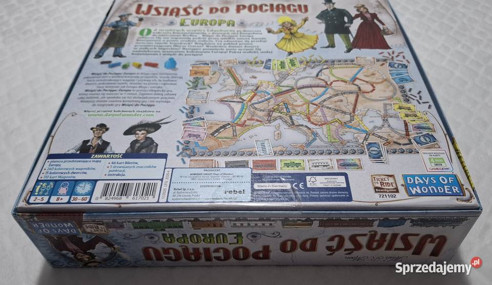 Gra planszowa Wsiąść do pociągu Europa Days of Kultura i Rozrywka śląskie Czeladź